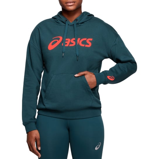 Asics Big OTH Hoodie 2032A990-400, Kobieta, Bluza sportowa, Zielony Asics