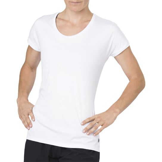 Asics, Koszulka damska, Capsleeve Top W, biała, rozmiar XS Asics