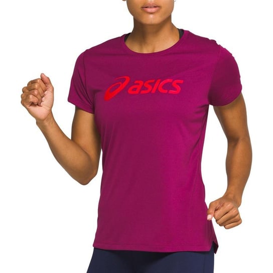 Asics, Koszulka do biegania, SILVER ASICS TOP, różowy, rozmiar S Asics