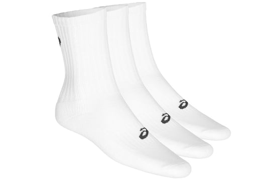 Asics, Skarpetki 3PPK Crew Sock 155204-0001, białe, kobieta/mężczyzna, rozmiar 35/38 Asics
