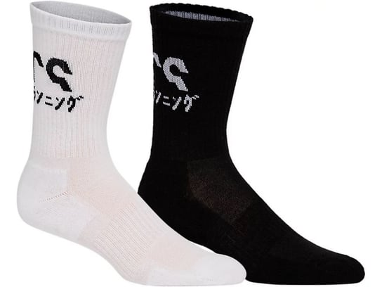 Asics, Skarpetki do biegania, Katakana Sock | czarne / białe - Rozmiary 39-42 Asics