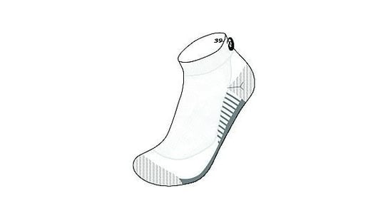 Asics, Skarpetki do biegania, Ultra Comfort Ankle Sock | białe - Rozmiary 39-42 Asics