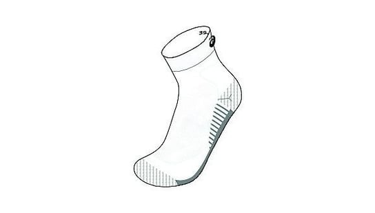 Asics, Skarpetki do biegania, Ultra Comfort Quarter Sock | białe - Rozmiary 35-38 Asics