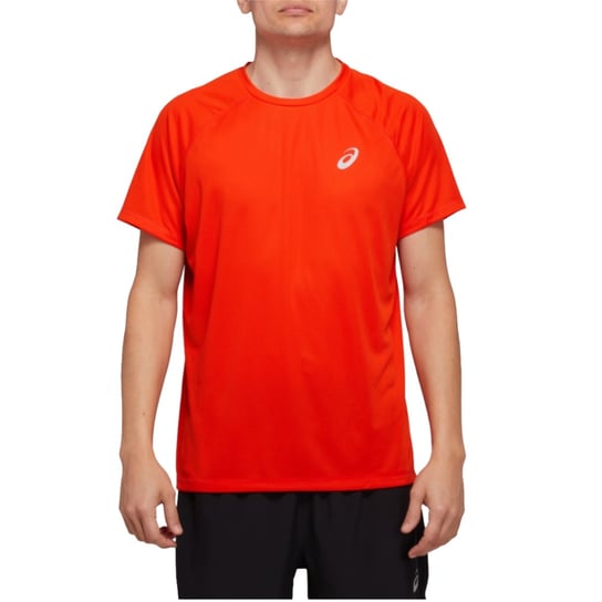 Asics Sport Run Top 150621-801, Mężczyzna, T-shirt kompresyjny, Czerwony Asics