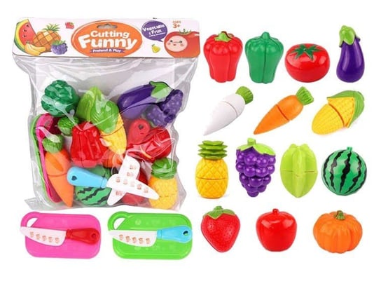 Askato, zabawka edukacyjna Warzywa i owoce do krojenia ASKATO