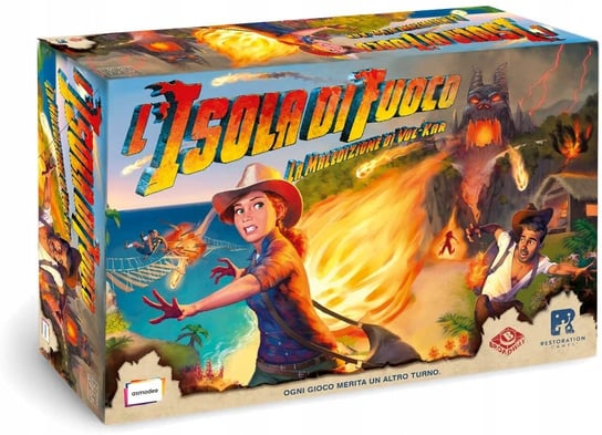 Asmodee L'Isola Di Fuoco, gra planszowa ASMODEE