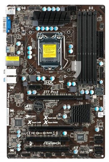 ASRock Z77 Pro3 Intel Z77 LGA 1155 płyta główna ASRock
