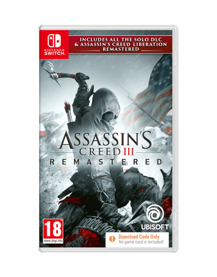 Assassin's Creed III (3) Remastered PL (NSW) - Kod w pudełku Cenega