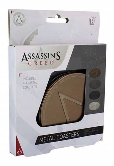 Assassin'S Creed Metalowe Podkładki Pod Kubek 4Szt Inny producent