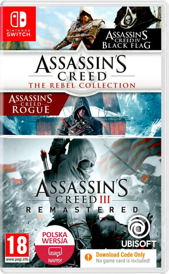 Assassin's Creed Rebel Coll. + III + Liberation Switch (Code-in-a-Box) Ubisoft