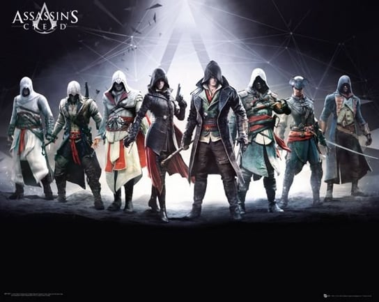 Assassins Creed Characters - plakat 50x40 cm Assassin's Creed