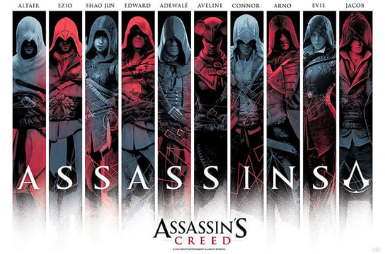 Assassins Creed Zabójcy - plakat 91,5x61 cm / AAALOE Inna marka