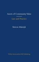 Assets of Community Value: Law and Practice Adamyk Simon