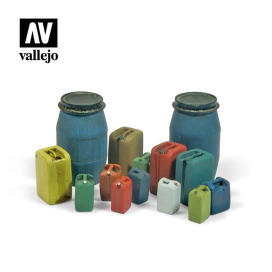Assorted Modern Plastic Drums (no. 2) 1:35 Vallejo SC211 Vallejo