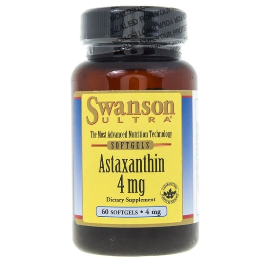 Astaxanthin SWANSON 4 mg, Suplement diety, 60 kaps. Swanson
