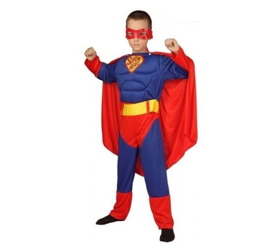 Aster, strój dla dzieci Superman, 122-128 cm Aster