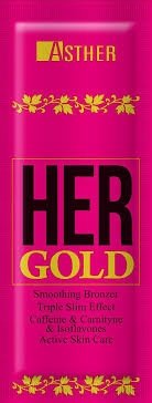Asther, Her Gold, bronzer do opalania dla kobiet saszetka, 15 ml Asther