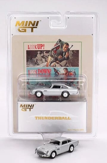 Modellino Auto Mini GT 1/64 Aston Martin DB5 "007 Thunderball" 1965 - Foto 7