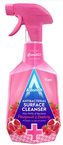 Astonish Antybakteryjny Płyn Do Czyszczenia Powierzchni Granat I Malina Spray 750Ml Inny producent