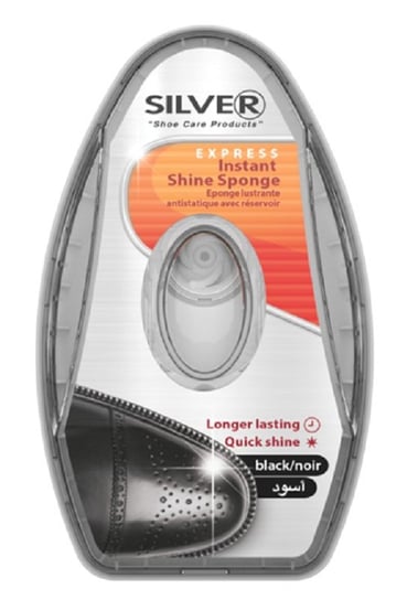 Astonish Silver Czarna Gąbka Do Butów z Dozownikiem 6ML Astonish
