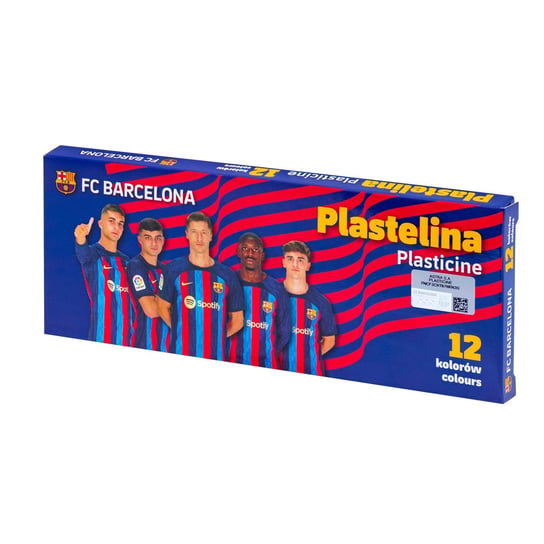 ASTRA art-pap, Plastelina szkolna FC Barcelona 2023, 12 kolorów Inna marka
