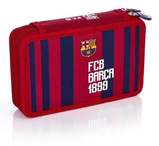 Astra, piórnik podwójny z wyposażeniem, FC Barcelona FC Barcelona