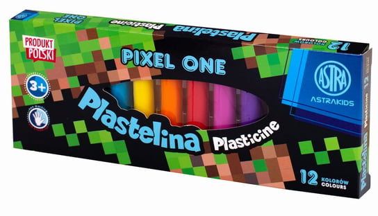 Astra, Plastelina Pixel One 12 kolorów Astra
