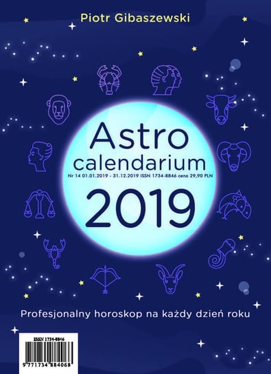Astrocalendarium 2018 Konaszewska-Rymarkiewicz Krystyna
