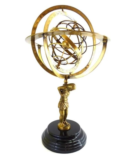 Astrolabium sferyczne, mosiężne ATLAS GIFTDECO