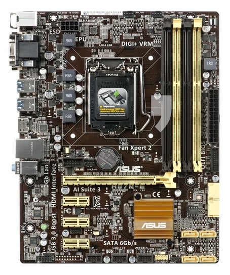 ASUS H87M-E Intel H87 LGA 1150 (PCX/VGA/DZW/GLAN/SATA3/USB3/RAID/DDR3) mATX ASUS