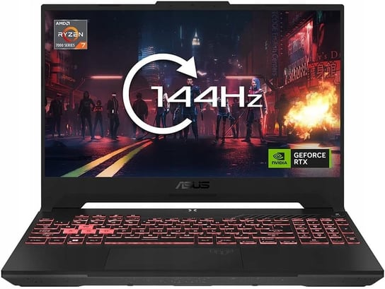 Asus Tuf A15 2023 144Hz R7-7735Hs Ddr5 Geforce Rtx4060 1000Gb Ssd Win11 Asus