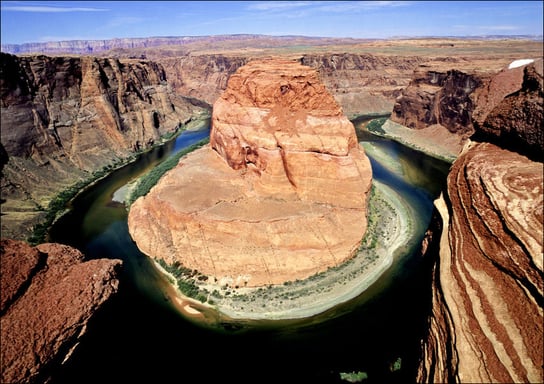 At Horseshoe Bend on the Colorado River in Arizona., Carol Highsmith - plakat 29,7x21 cm Galeria Plakatu