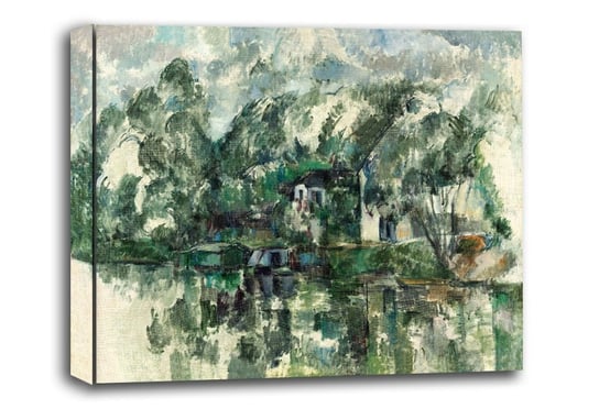 At the Water_s Edge, Paul Cézanne - obraz na płótnie 70x50 cm Galeria Plakatu