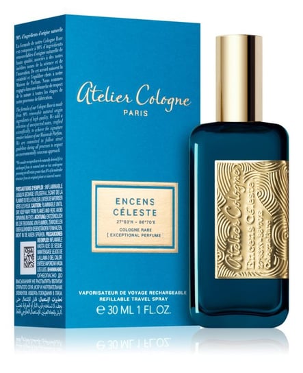 Atelier Cologne, Cologne Rare Encens Celeste, Woda perfumowana, 30ml Atelier Cologne