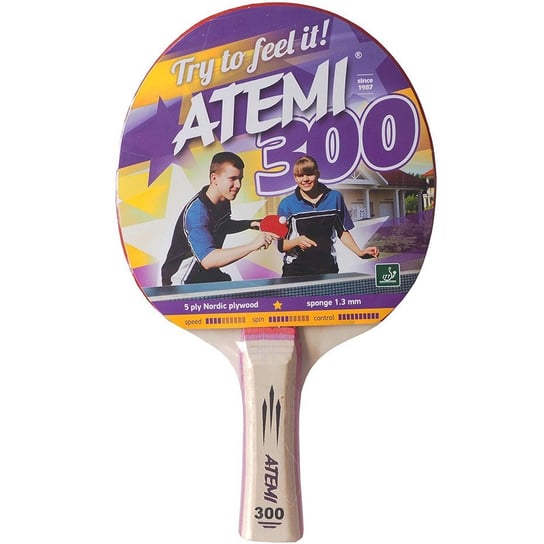 Atemi 300 - Rakietka do tenisa stołowego , rączka wklęsła Atemi