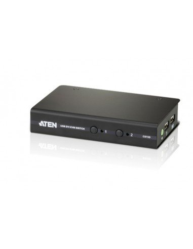 ATEN 2-portowy przełącznik KVM USB DVI CS72D Aten