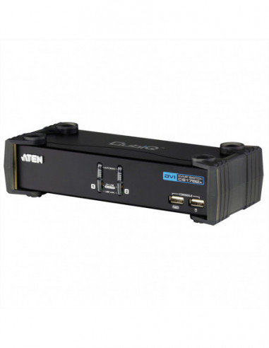 ATEN CS1762A przełącznik KVM DVI, USB, audio, hub USB, 2 porty Aten