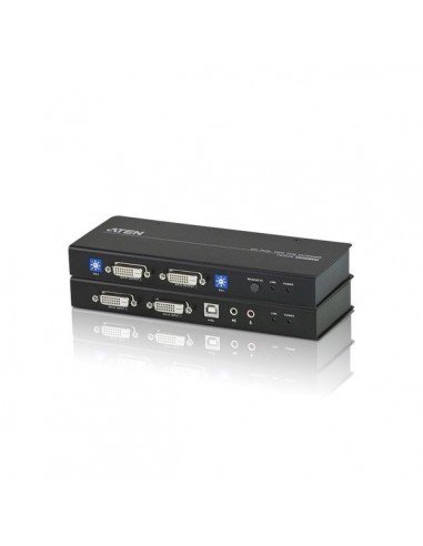 ATEN Przedłużacz KVM USB/DVI/Audio + RS-232 Dual Link (60m) CE604 Aten