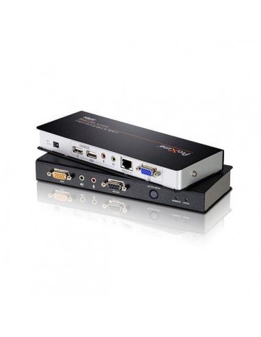 ATEN Przedłużacz KVM USB/VGA/Audio z RS-232 + Deskew (300m) CE770 Aten