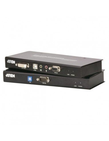 ATEN Przedłużacz USB/DVI/Audio z RS-232 (60m) CE600 Aten