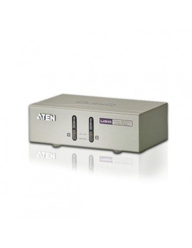 ATEN Switch KVM USB 2-portowy z Audio (zawiera kable KVM) CS72U Aten