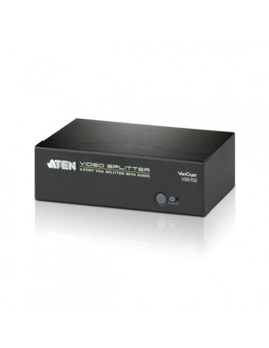 ATEN Video Splitter VGA 2-portowy z obsługą Audio + RS-232 VS0102 Aten