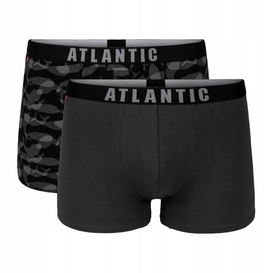 Atlantic Bokserki Męskie Grafit/Czarny 2 Pary Xl - Atlantic | Moda ...