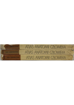 Atlas anatomii człowieka Tom 1 do 3 