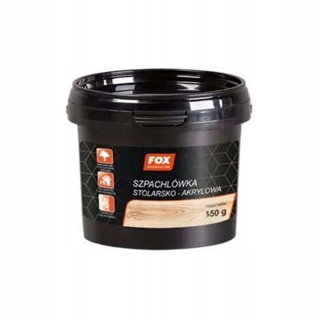 ATLAS FOX D SZPACHLÓWKA STOLARSKA-AKRYLOWA PALISANDER 150G Fox