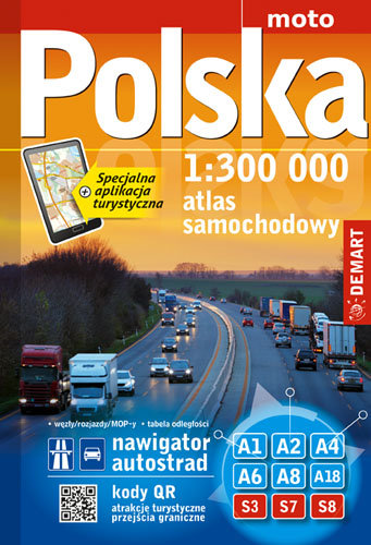 Atlas samochodowy Polski 1:300 Opracowanie zbiorowe