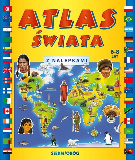Atlas świata z nalepkami Marcin Siankiewicz, Jarosław Talarski