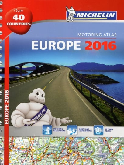 Atlas turystyczno-samochodowy Europe 2016 1:3 700 000 Opracowanie zbiorowe