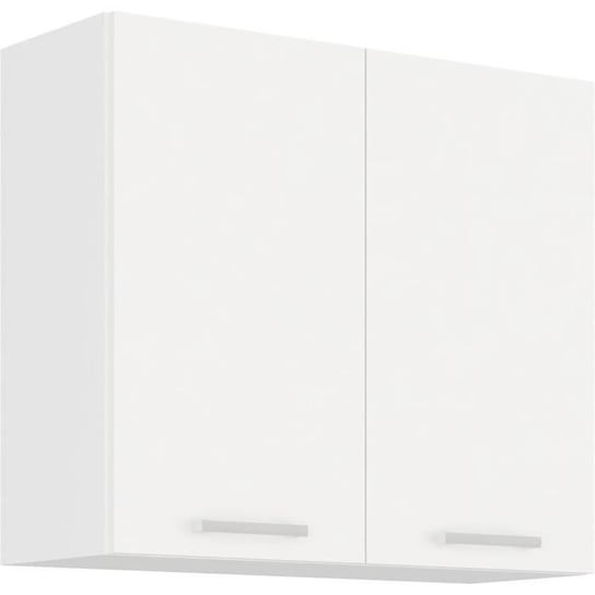 ATLAS Wysoka szafka z 2 drzwiami na zawiasach - Dekor biały - D80 x G31 x W72 Inna marka
