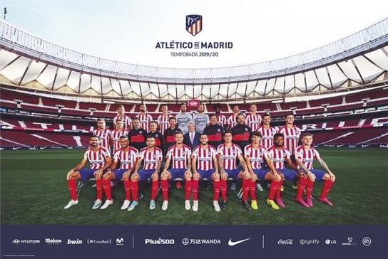 Atletico De Madrid Zawodnicy 2019/2020  - plakat 91,5x61 cm Grupo Erik